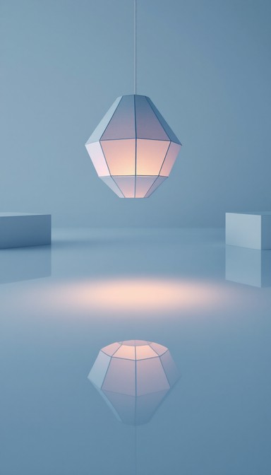Geometric Capture Light Free Floating Geometric Light Image | Download at StockCake
