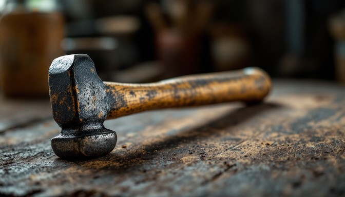 Hammer Without Rust Free Weathered Hammer Stillness Image - Hammer, Rust, Wood | Download ...