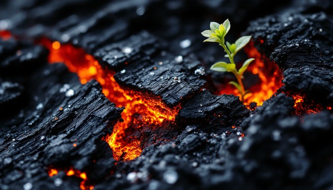 Free Ember Meets Life Image - Ember, Fire, Renewal | Download at StockCake