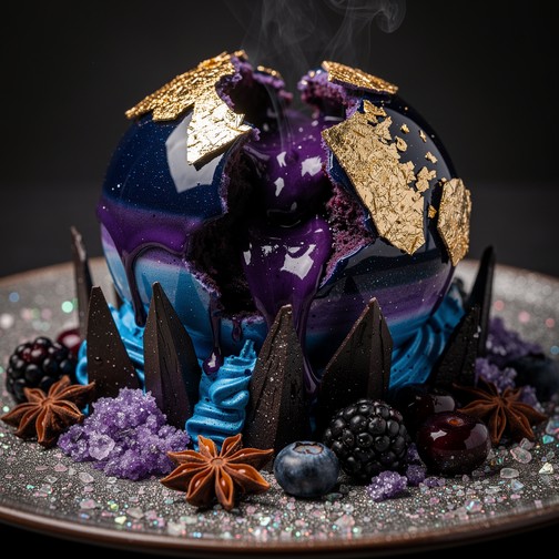 Download Galaxy Dessert Explosion Image - Dessert, Galaxy, Cosmic