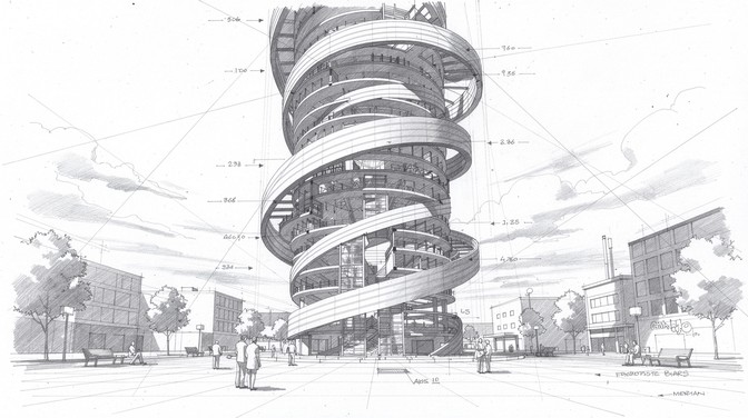 Free Spiral Tower Design Image - Architecture, Tower, Spiral | Download ...