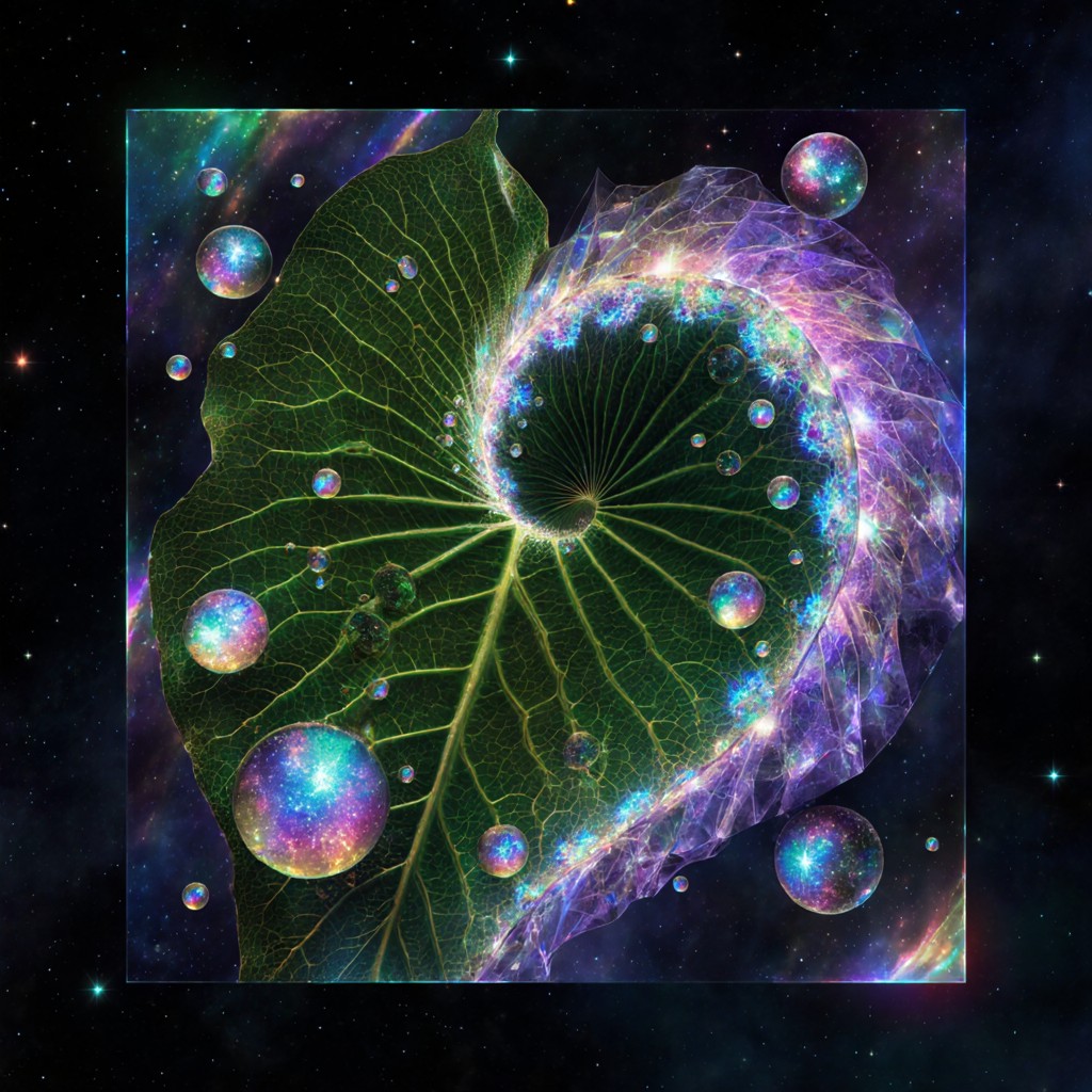 Free Cosmic Leaf Portal Image - Bioluminescent, Leaf, Cosmic | Download ...