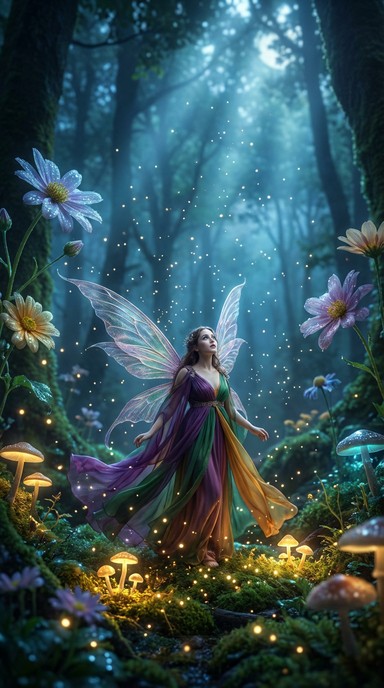 Free Enchanted Forest Fairy Image - Fairy, Wings, Forest | Download at ...