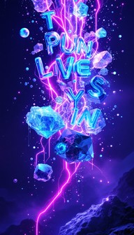 Free Liquid Crystal Typography Image - Typography, Crystal, Surreal ...