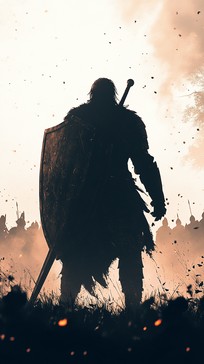 Free Warrior Awaits Battle Image - Warrior, Battle, Red | Download at ...