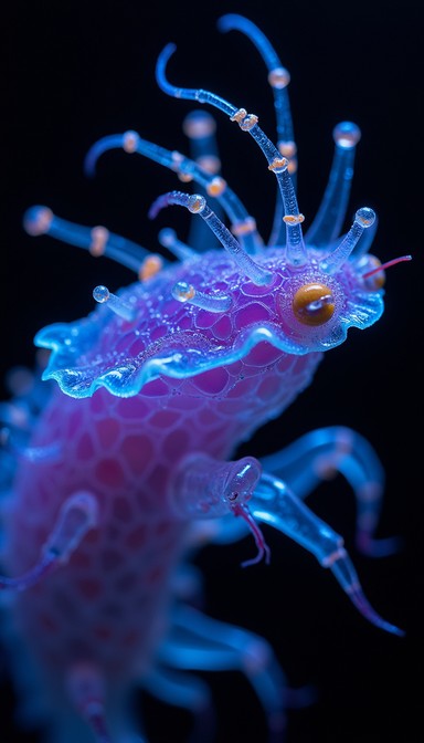 Alien Invertebrates Free Luminous Marine Creature Image - Marine, Invertebrate, Tentacles ...