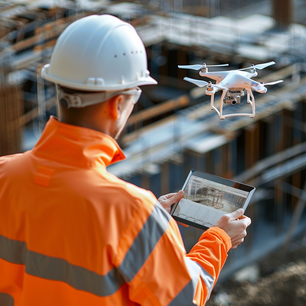 Free Drone Surveying Construction Image - Construction, Worker, Drone ...