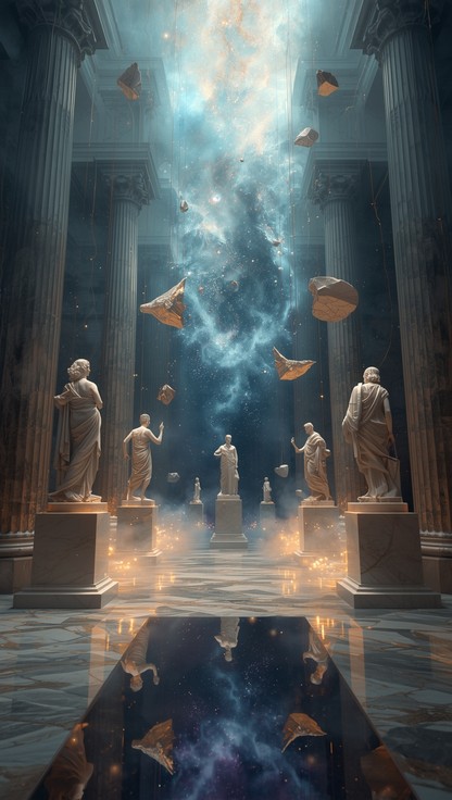 Statue Rays Free Cosmic Marble Transformation Image - Sculpture, Marble, Cosmic ...