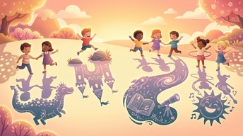 Free Magical Shadow Play Image - Children, Illustration, Whimsical ...
