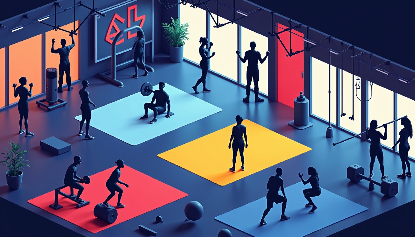 Free Dynamic Fitness Pixels Photo - Fitness, Pixel, Isometric ...