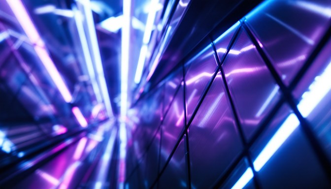 Blue Futuristic Pattern Led Free Futuristic Light Tunnel Image - Futuristic, Led, Chrome | Download ...