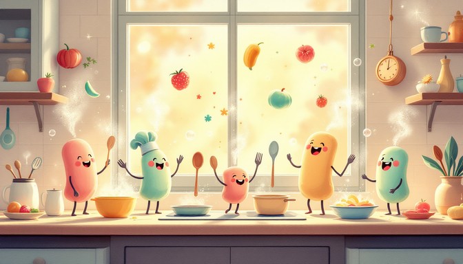 Free Kitchen Friends Dance Image - Whimsical, Magical, Kitchen ...