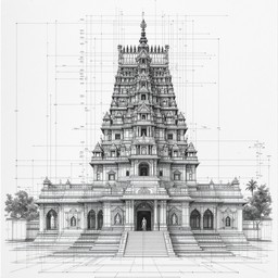 Free Sacred Temple Architecture Image - Temple, Architecture, Sketch ...
