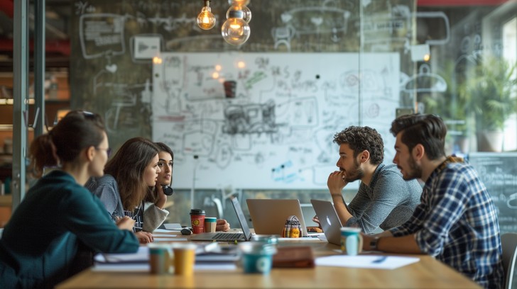 Free Team Brainstorming Session Image - Brainstorming, Teamwork ...