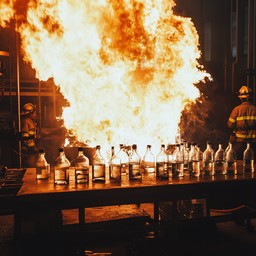 Free Intense Laboratory Fire Image - Fire, Laboratory, Flames ...