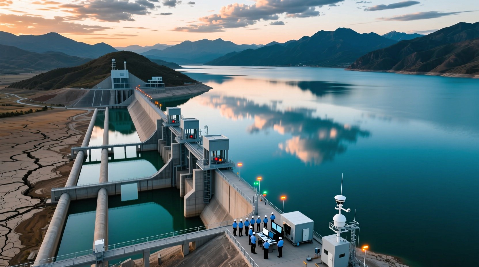 Free Dam at dusk Image - Dam, Reservoir, Infrastructure | Download at ...