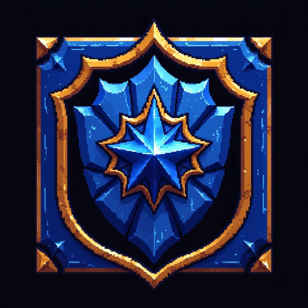 Free Royal Star Shield Image - Shield, Pixel, Emblem | Download at ...