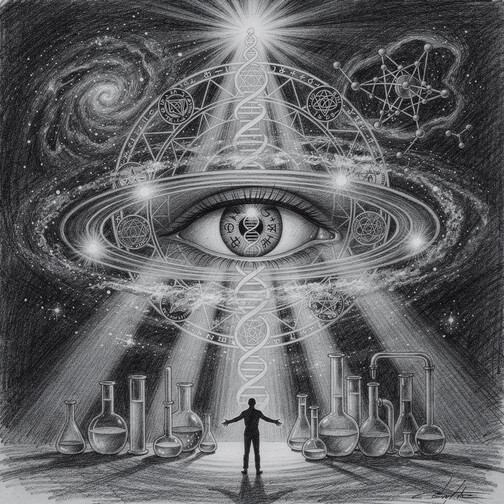 Radial In Math A solitary person stands in awe before an enormous celestial display ...
