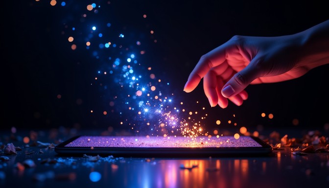 Free Digital Magic Unleashed Image - Digital, Touch, Technology ...