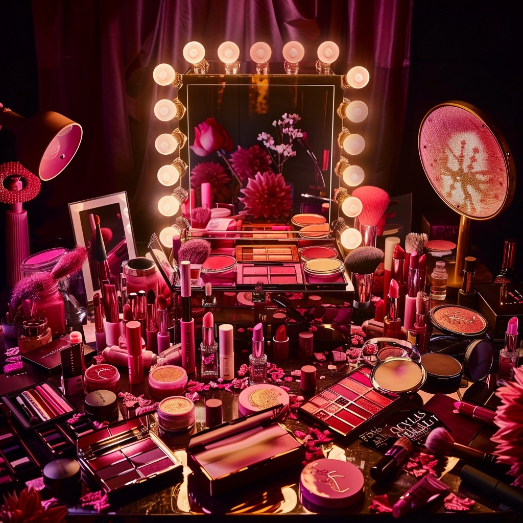 Free Elegant makeup setup Image - Makeup, Vanity, Lights | Download at ...
