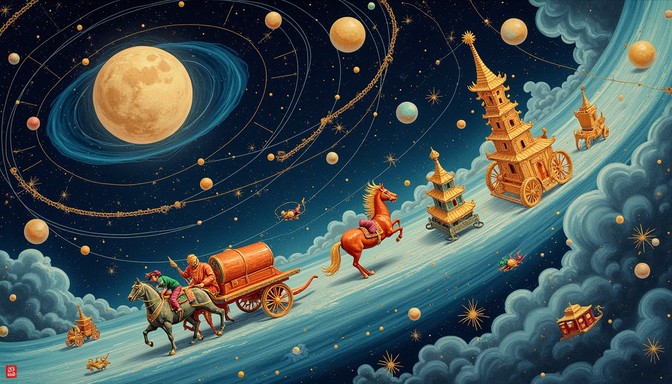 Free Celestial Chariot Race Image | Download at StockCake