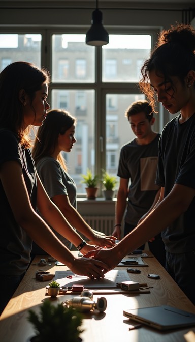 Collaborative Authentic Free Collaborative hands unite Image - Collaboration, Teamwork, Hands ...