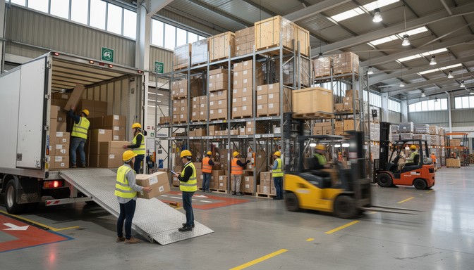 Worker Distribution Free Distribution Center Workers Image - Warehouse, Logistics, Shipping ...