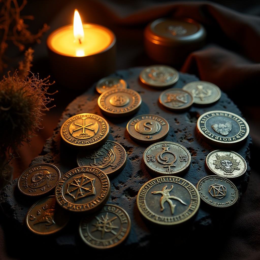 Occult Coin Free Mystical Coin Spiral Image - Coins, Ancient, Occult | Download at ...