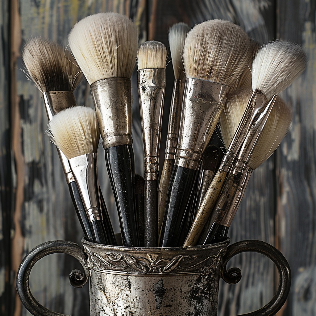 Free Artistic Brushes Displayed Image - Paintbrushes, Art, Vintage ...