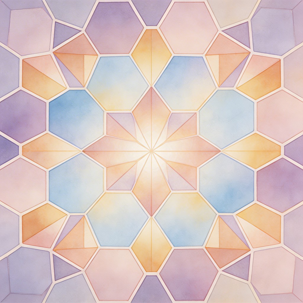 Free Geometric Pastel Dreams Image - Geometry, Geometric, Tessellation ...