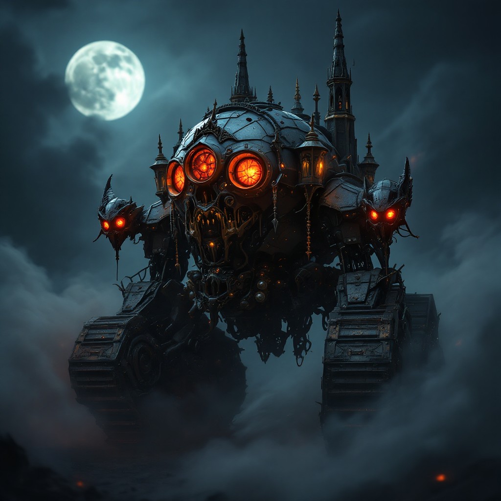 Free Gothic Machine Prowls Image - Gothic, Mechanical, Steampunk ...