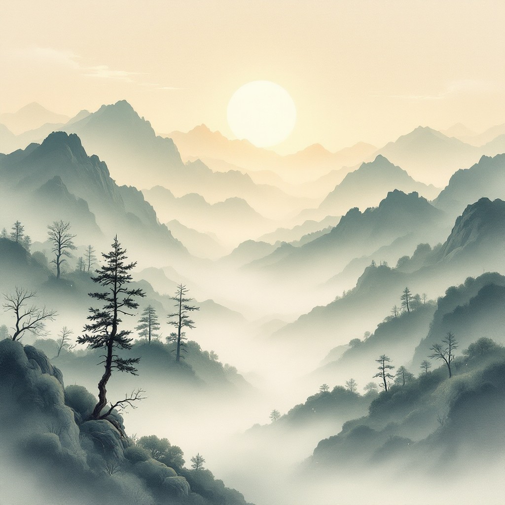 Free Misty Mountain Dawn Image - Mountains, Mist, Sunrise | Download at ...