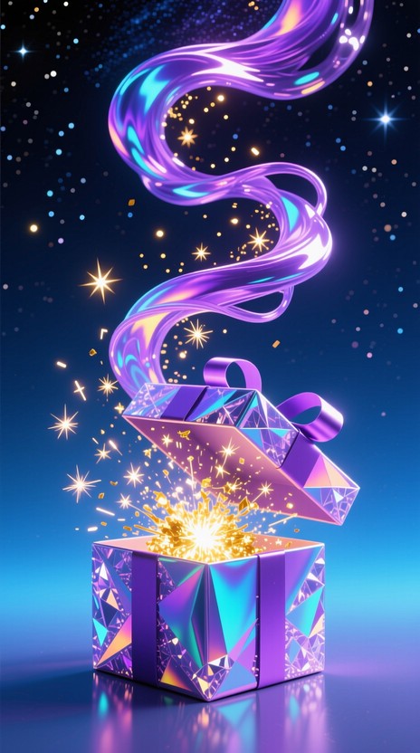 Free Cosmic Gift Box Image - Gift, Magical, Floating | Download at ...