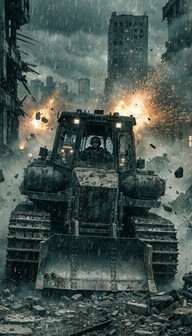 Free Bulldozer Through Hell Image - Bulldozer, Battlefield, War ...