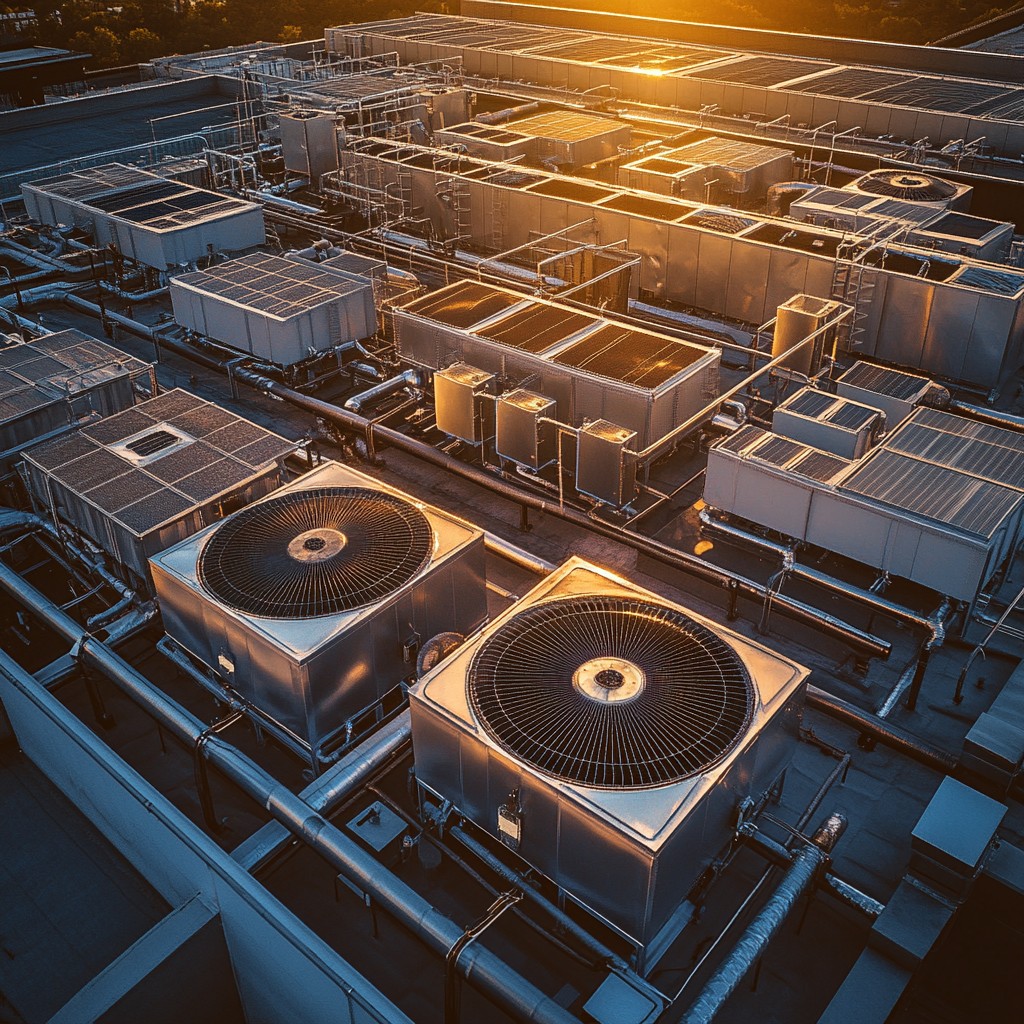 Free Rooftop HVAC units Image - Rooftop, Hvac, Sunset | Download at ...