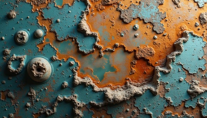 Free Rust Meets Turquoise Image | Download at StockCake