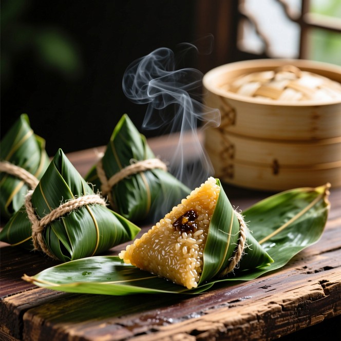 Free Steaming Rice Dumplings Photo - Dumplings, Rice, Bamboo | Download ...