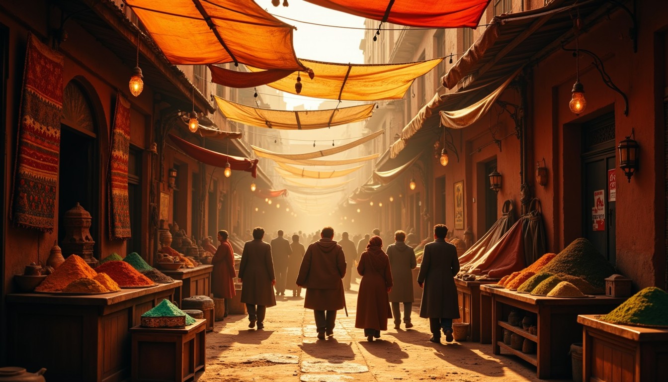 Free Sunlit Spice Bazaar Image - Bazaar, Marketplace, Souk | Download ...