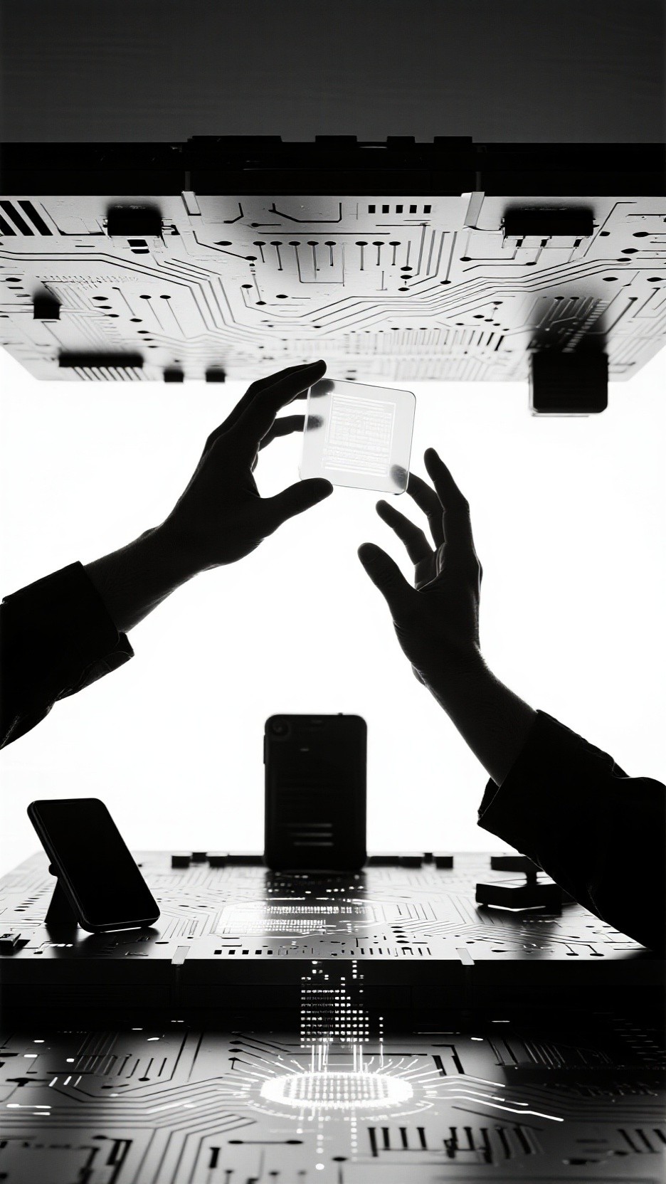 People Interface Free Technology Human Interface Photo - Technology, Hands, Circuit ...