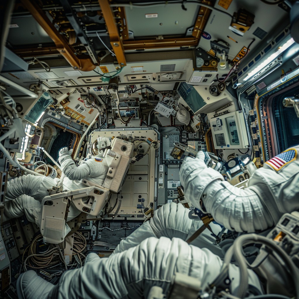 Space Machine Inner Side Picture Free Spacecraft Internal View Image - Spacecraft, Astronaut, Technology ...