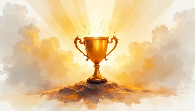 Free Victory Glows Golden Image - Trophy, Gold, Achievement | Download ...