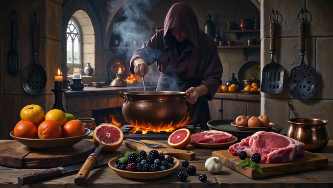 Free Medieval Cooking Ritual Image - Medieval, Gothic, Kitchen ...