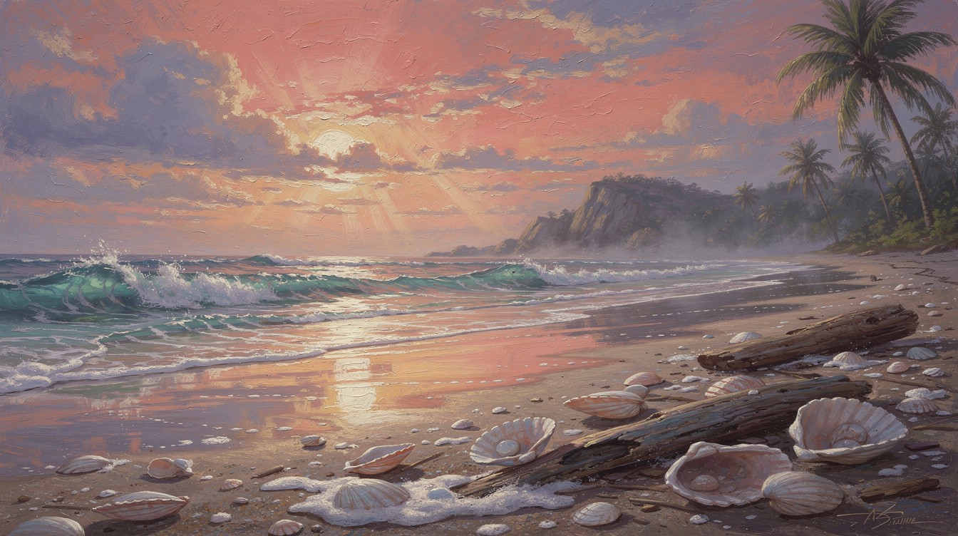 Free Golden Beach Sunset Image - Beach, Sunset, Tropical | Download at ...