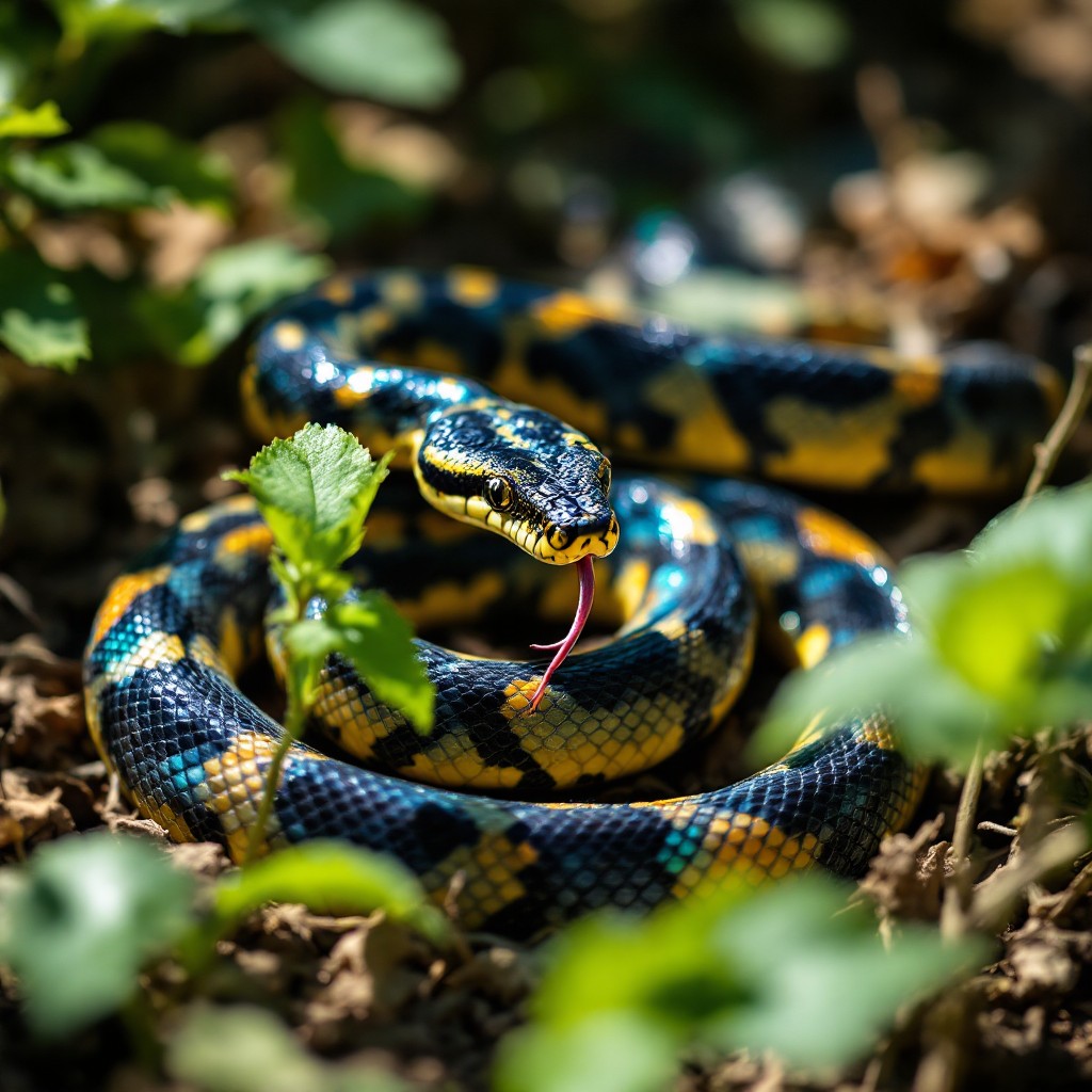 Free Banded Snake Coiling Image - Snake, Reptile, Wildlife | Download ...