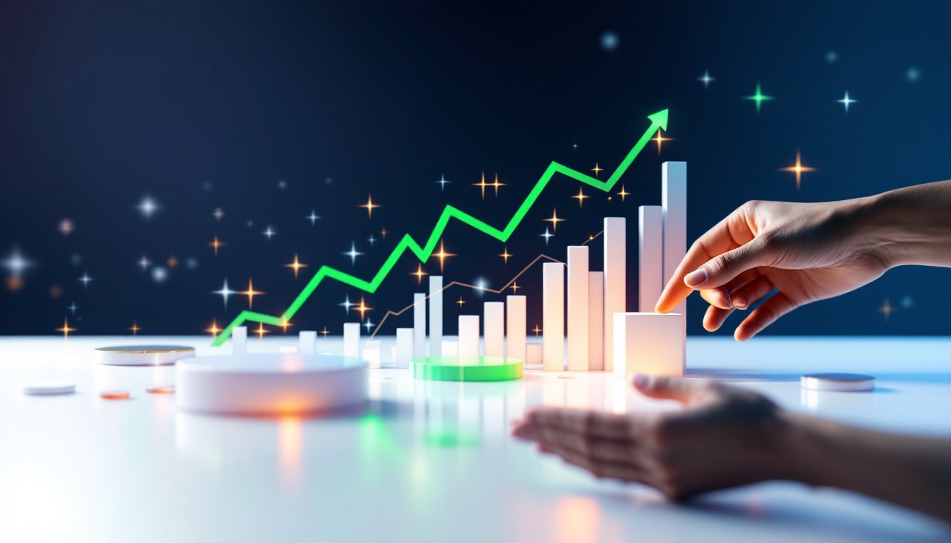 Free Financial Growth Visualization Image - Finance, Growth, Charts ...