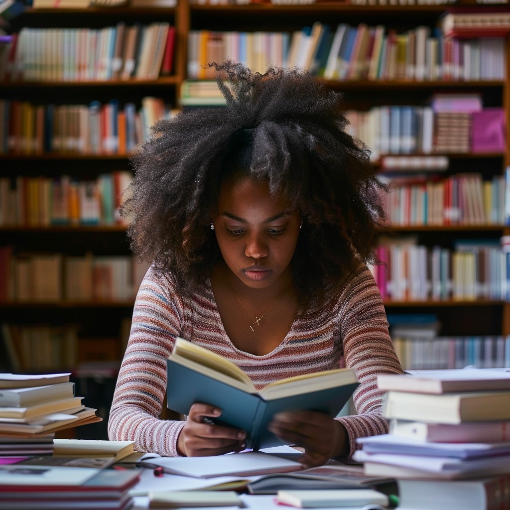 Free Focused Reading Session Image - Reading, Library, Books | Download ...