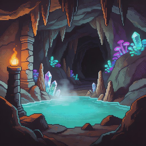 Free Mysterious Cave Entrance Image - Cave, Pixel, Art | Download at ...