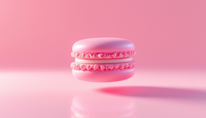 Floating Macaron Free Floating Pink Macaron Image | Download at StockCake