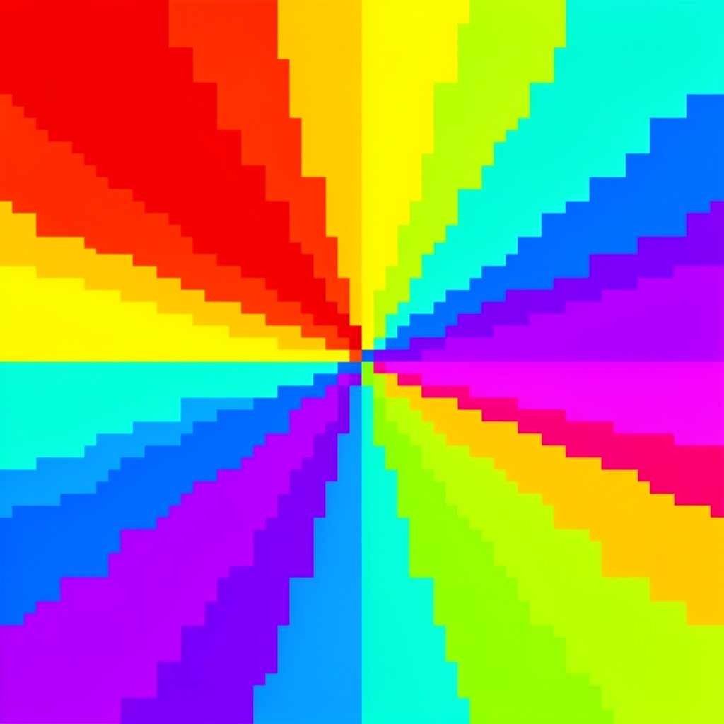 Free Pixel Color Explosion Image - Pixel, Colorful, Starburst ...
