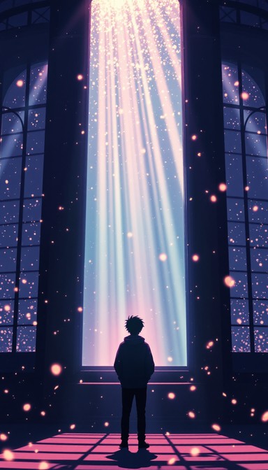 Shadow Rays Light Rays Behind Character Free Light Meets Shadow Image - Anime, Sunbeams, Silhouette | Download ...